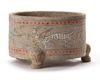 A CHINESE TERRACOTTA INCENSE BURNER, HAN DYNASTY (206 BC-206 AD)