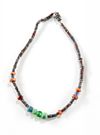 A MIXED GLASS BEAD NECKLACE