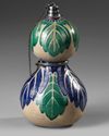 A JAPANESE KUTANI DOUBLE GOURD VASE, MEIJI PERIOD