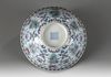 A doucai-decorated flower spray bowl