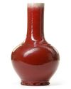A CHINESE COPPER-RED-GLAZED BOTTLE VASE, 19TH CENTURY