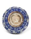 THE STYLE OF BABA NAKKAS IZNIK BLUE AND WHITE JAR, 20TH CENTURY