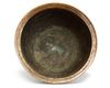 A MONUMENTAL EARLY TINNED COPPER BRASS BASIN, LATE 15TH-EARLY 16TH CENTURY