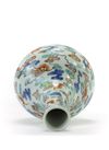A Chinese doucai 'bats and clouds' bottle vase