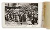 A HAJJ SOUVENIR ALBUM OF BLACK AND WHITE PRINTED PHOTO CARDS, CIRCA 1950