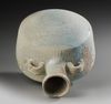A LARGE PARTHIAN GLAZED PILGRIM FLASK, CIRCA 1ST-2ND CENTURY A.D.