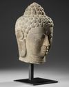 HEAD OF BUDDHA – JAVA, SRIVIJAYA ERA, 9TH CENTURY