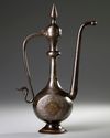 AN OTTOMAN GILT BRONZE EWER, 19TH CENTRURY