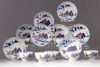Eight Chinese Imari cups and saucers