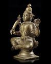 A GILT NEPALESE BRONZE FIGURE, EARLY 20TH CENTURY