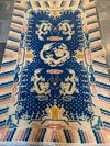 A CHINESE DRAGON RUG, EARLY 20TH CENTURY