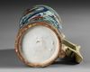 AN OTTOMAN IZNIK POTTERY TANKARD, TURKEY 17TH CENTURY
