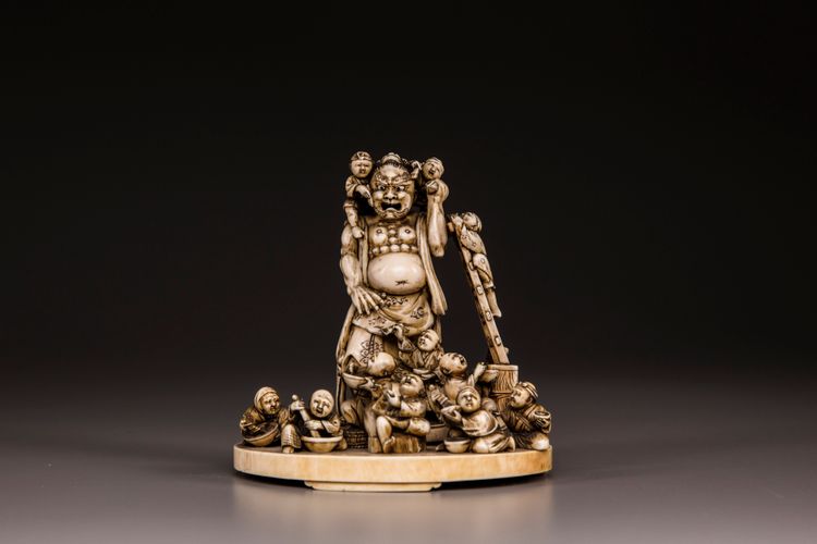 An Ivory Okimono