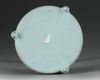 A CHINESE RU WARE THREE LEGGED WASHER, SONG DYNASTY (960-1279 AD)