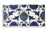 Two Ottoman square Iznik tile