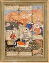 ROYAL HUNT OF BAHRAM GUR, A MANUSCRIPT OF FIRDOWSI'S SHAHNAMEH, SAFAVID PERSIA, 16TH-17TH CENTURY