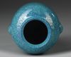 A CHINESE ROBIN'S EGG-BLUE-GLAZED LANTERN VASE, QING DYNASTY (1644–1911)