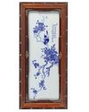 A CHINESE BLUE AND WHITE 'BIRD' PLAQUE, 20TH CENTURY