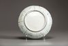 A CHINESE BLUE AND WHITE KO-SOMETSTUKE SAUCER-DISH, TIANQI-CHONGZHEN PERIOD (1621 -1644)