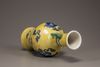 A yellow-ground doucai 'dragon' vase