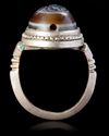 AGATE SEAL SILVER RING