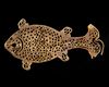 A FATIMID GOLD OPENWORK FISH, 11TH CENTURY
