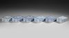 SIX CHINESE BLUE AND WHITE BOXES, 19TH CENTURY