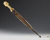 A WALRUS IVORY-HILTED CAUCASIAN DAGGER (KINDJAL)