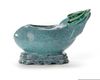 A CHINESE ROBIN'S EGG-GLAZED BRUSH WASHER, 19TH-20TH CENTURY