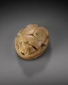 TWO EGYPTIAN STEATITE SCARABS, NEW KINGDOM, CIRCA 1550-1069 B.C.
