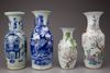 Four Chinese porcelain vases