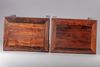 A PAIR OF CHINESE HONGMU RECTANGULAR STOOLS