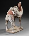 A CHINESE TERRACOTTA CAMEL, TANG DYNASTY (618-907 AD)