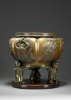 A Large Japanese Bronze Vessel