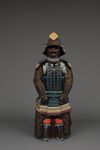 A BLACK LACQUERED JAPANESE SUIT OF ARMOUR, LATE EDO PERIOD (FIRST HALF 19TH CENTURY)