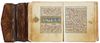 A SMALL ILLUMINATED QURAN WRITTEN IN MAGHRIBI SCRIPT, NORTH AFRICA PROBABLY MOROCCO, 17TH CENTURY