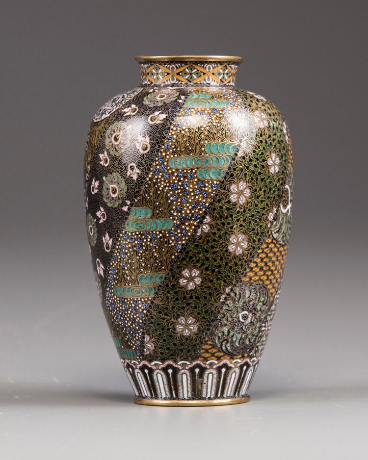 A Japanese Cloisonné vase