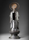 JIZO BOSATSU BRONZE FIGURE, JAPAN, 18TH CENTURY