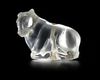A WESTERN ASIATIC ROCK CRYSTAL RECLINING BULL, CIRCA 2ND CENTURY B.C.