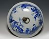 A CHINESE BLUE AND WHITE POT AND COVER, CHINA,19TH CENTURY