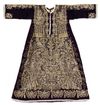 AN OTTOMAN EMBROIDERED VELVET WEDDING ROBE, BINDALLI, 19TH CENTURY