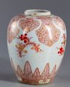A Chinese iron-red decorated jar
