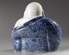 A Chinese blue and white figure of Budai