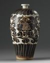 A Chinese Cizhou-style carved meiping