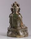 A Chinese bronze figure of a Guanyin