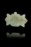 A MUGHAL JADE AND GEM SET PENDANT, INDIA, 19TH CENTURY