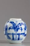 A Chinese small blue and white jar