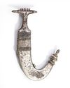 A SILVER YEMENI DAGGER,  EARLY 20TH CENTURY