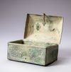 A KHORASAN PERSIAN BRONZE CASKET, PERSIA 12TH/13TH CENTURY