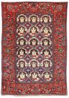 AN UNUSUAL PICTURAL MISHAN MALAYER RUG, LATE 19TH CENTURY